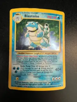 Pokemon TCG Blastoise Base Set 2/102 Holo Rare - MP - WOTC - 1999 - Image 1