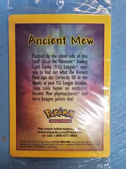 Pokemon The Movie : Ancient Mew - Sealed Mint - 2000 Promo - Excellent Shape #2 - Image 4