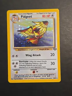 Pokemon Jungle Pidgeot Holo Rare 8/64 MP - Image 1
