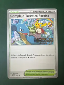 Spanish 2023 Paradise Resort Pokemon SV-P World Championship Promo NM - Image 1