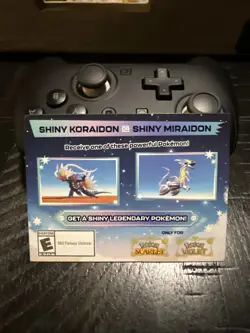 Pokemon Scarlet&Violet Serial Code Shiny Koraidon or Miraidon UNSCRATCHED - Image 1