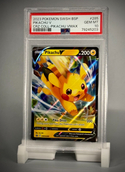 PSA 10 2023 POKEMON SWSH BLACK STAR PROMO #285 PIKACHU V - Image 2