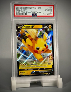 PSA 10 2023 POKEMON SWSH BLACK STAR PROMO #285 PIKACHU V - Image 3
