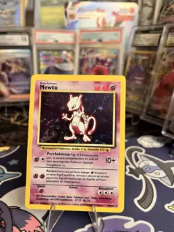 Mewtu (Mewtwo) 010/102 Base Set Holo GERMAN RARE Vintage WOTC Pokemon TCG - Image 1