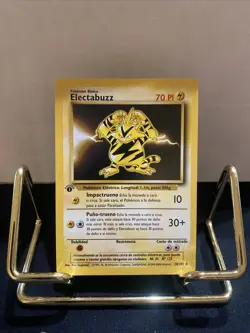 Pokemon TCG Electabuzz Base Set, 1st Edition Rare, Spanish Edition - Image 1
