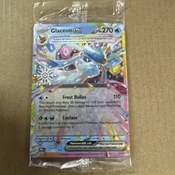 Glaceon ex 026/131 Pokemon TCG Holiday Calendar 2025 Festive Stamp Promo SEALED - Image 1