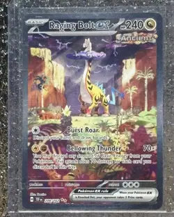 Raging Bolt EX 208/162 Pokemon TCG Temporal Forces Special Illustration Rare NM - Image 1