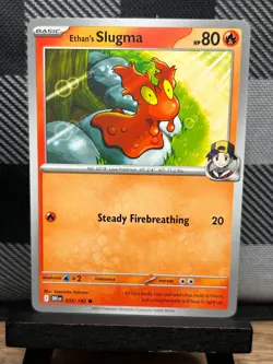 Pokemon TCG: Ethan's Slugma 35/182, Destined Rivals - Image 1