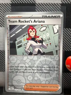 Pokemon TCG: Team Rocket's Ariana 171/182, Destined Rivals _ REVERSE HOLO - Image 1