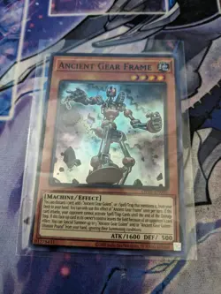 Yu-Gi-Oh! Ancient Gear Frame - OP26-EN005 - NM Super Rare Unlimited Edition - Image 1