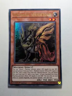 YuGiOh Gizmek Naganaki, the Sunrise Signaler Ultra Rare 1st Edition DAMA-EN016 - Image 1