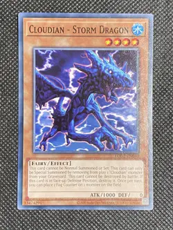 YuGiOh! Cloudian - Storm Dragon LODT-EN040 Common Unlimited (Reprint) Near Mint - Image 1
