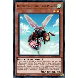 Battlewasp - Sting the Poison BLHR-EN033 Yu-Gi-Oh! Card Ultra Rare 1st Edition - Image 1