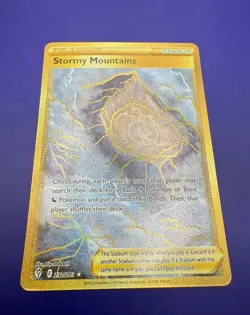 ⚡Stormy Mountains Evolving Skies Holo Card 232/203 Secret Rare Pokemon TCG 2021 - Image 2