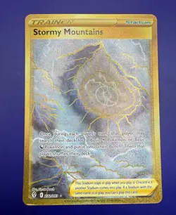 ⚡Stormy Mountains Evolving Skies Holo Card 232/203 Secret Rare Pokemon TCG 2021 - Image 3