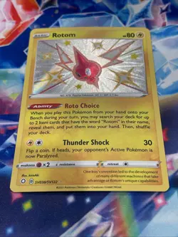 Rotom SV038/SV122 Shining Fates Shiny Vault Shiny Holo Rare Pokemon Card TCG NM - Image 2