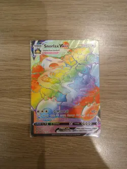 Snorlax Vmax 206/202 Pokemon Sword and Shield Rainbow Holo Graded Card !RD! - Image 1