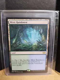 Misty Rainforest Modern Horizons 2 Regular Card, Near Mint Condition, #250 - Image 1