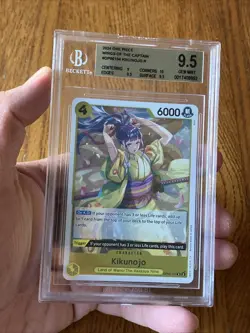 OP06-104 Kikunojo English One Piece Card Game Graded Beckett 9.5 Grading Gem - Image 1