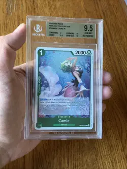 One Piece Card Game- TCG-Camie- OP06-025 Rare Graded Beckett 9.5 Gem Mint - Image 1