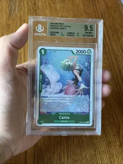 One Piece Card Game- TCG-Camie- OP06-025 Rare Graded Beckett 9.5 Gem Mint - Image 2