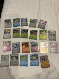22 Pokemon Cards - Holo And Reverse Holo TCG - All Official - Image 1