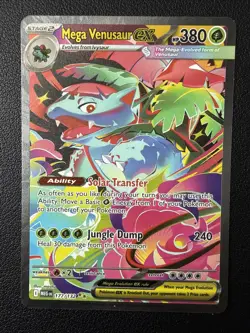 Mega Venusaur EX SIR 177/132 Mega Evolution English Pokemon TCG Near Mint Card - Image 1