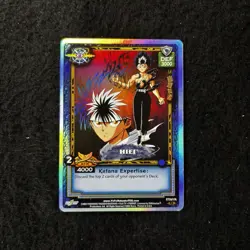 Yu Yu Hakusho TCG Hiei ST39 Dark Tournament 1st Edition Rare Foil Card LP - Image 1