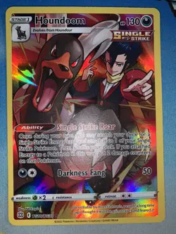 Houndoom TG10/TG30 Brilliant Stars Character Rare Pokemon Card - Image 1
