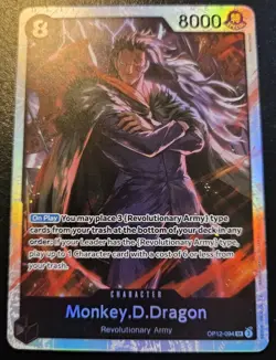 Monkey.D.Dragon OP12-094 Super Rare Legacy Of The Master One Piece Card Game - Image 1