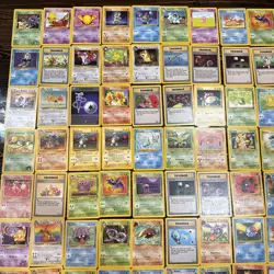 Pokemon vintage card lot 108 cards from 7 different vintage sets LP-NM - Image 2