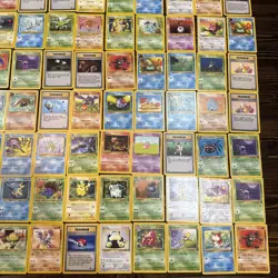 Pokemon vintage card lot 108 cards from 7 different vintage sets LP-NM - Image 5