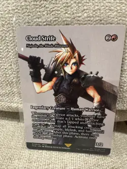 1x Cloud Strife (Najeela, the Blade-Blossom) SHOWCASE - MTG Final Fantasy M/NM - Image 1