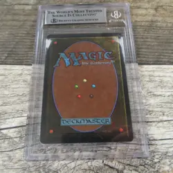 Magic The Gathering MTG Scrubland Dual Land Revised 1994 BGS 9 Mint Graded Rare - Image 5