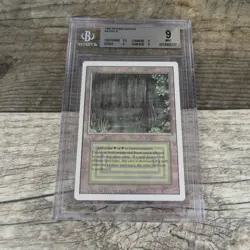 Magic The Gathering MTG Bayou Dual Land Revised 1994 BGS 9 Mint Graded Rare - Image 1