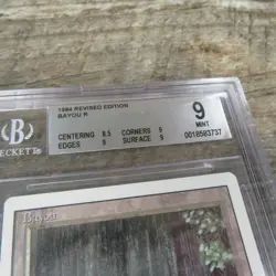 Magic The Gathering MTG Bayou Dual Land Revised 1994 BGS 9 Mint Graded Rare - Image 2
