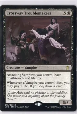 Crossway Troublemakers NM* Commander Crimson Vow ENGLISH 017/038 mtg -UnltdCards - Image 1