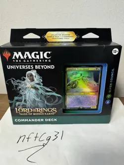 Magic The Gathering LOTR Tales of Middle-Earth Elven Council Commander Deck NEW - Image 1