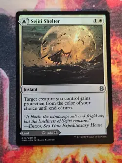 Sejiri Shelter FOIL Zendikar Rising Uncommon Magic MTG WOTC M9273 - Image 1