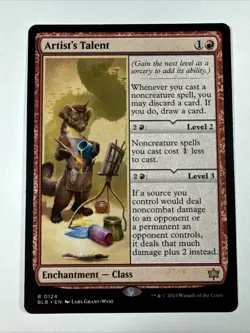 MTG - Artist's Talent - Rare Regular #124 NM Bloomburrow - Image 1