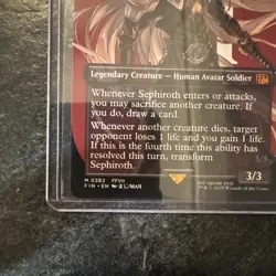 Sephiroth, Fabled SOLDIER (0382) (Borderless) Final Fantasy Regular - Image 3