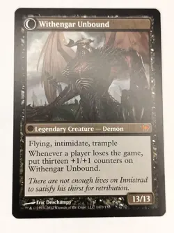 MTG Elbrus, the Binding Blade / Withengar Unbound Dark Ascension 147/158 LP - Image 2