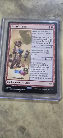 Artist's Talent Bloomburrow Regular Enchantment Class Rare MTG - Image 1