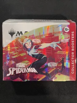 Magic The Gathering Spider-Man Collector Booster Box Factory Sealed - Image 1