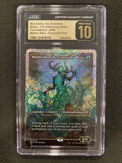Magic Foundations Mythic Fractured Foil Muldrotha the Gravetide CGC 10 Pristine - Image 1