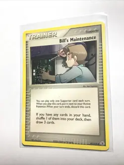 BILL'S MAINTENANCE - 87/112 - FireRed LeafGreen - Pokemon Card - NM - Image 1