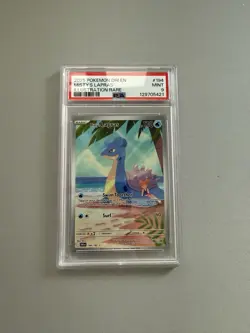 Pokemon 2025 Destined Rivals #194/182 Misty's Lapras PSA 9 - Image 1