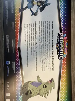 Pokemon Lucario EX /Tyranitar EX Prismatic Evolution Premium Collection Unopened - Image 2