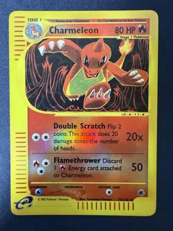 Pokemon TCG: 2002 Expedition Base Set Charmeleon 73/165 Reverse Holo NM - Image 5