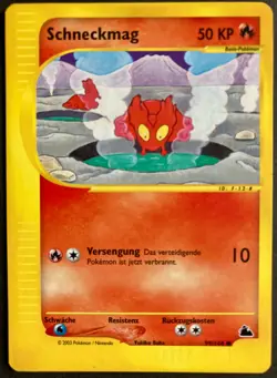 💥 Pokemon Skyridge * Schneckmag * 99/144 Deutsch 2003 💥 Excellent ! - Image 1